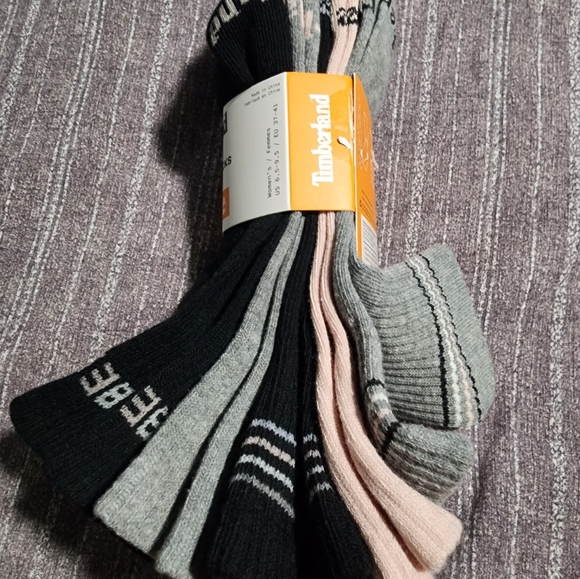 Timberland Cushioned Quarter Socks 5-pack - Picture 2 of 5